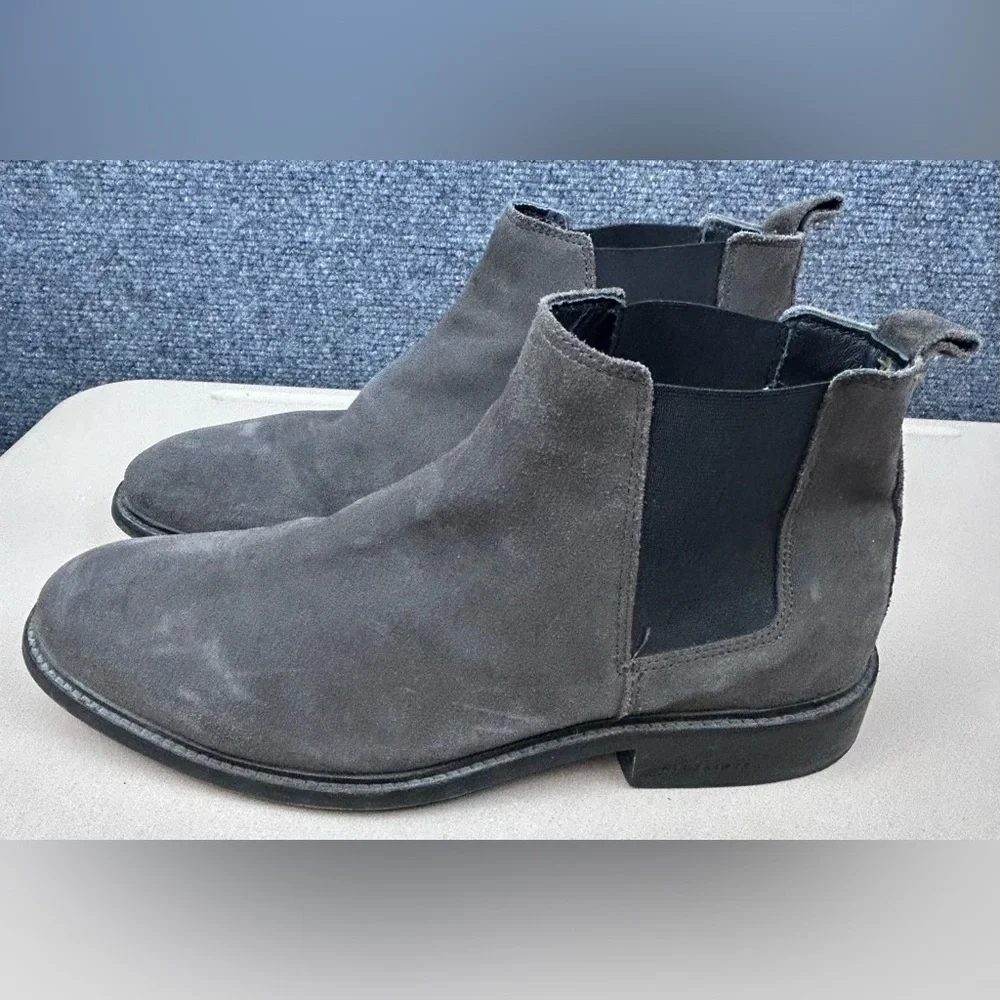 ALLSAINTS Mens Chelsea Boot Gray Men's 42 US 9